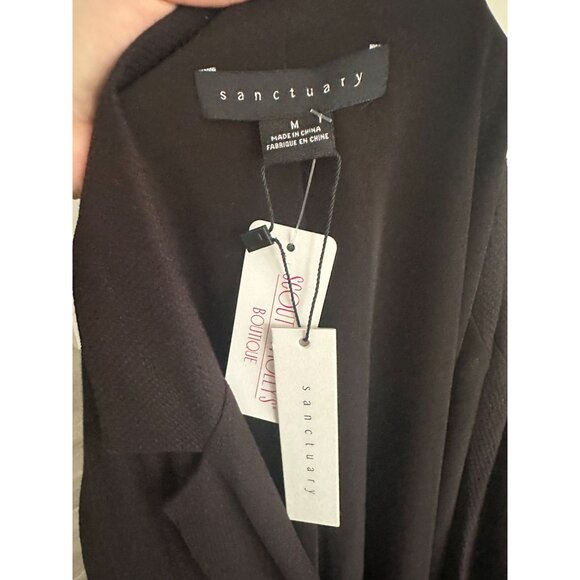 SANCTUARY Black Blazer Suit Dress Size M NEW with tags - Picture 6 of 6